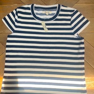 Madewell velour top - NWT XS